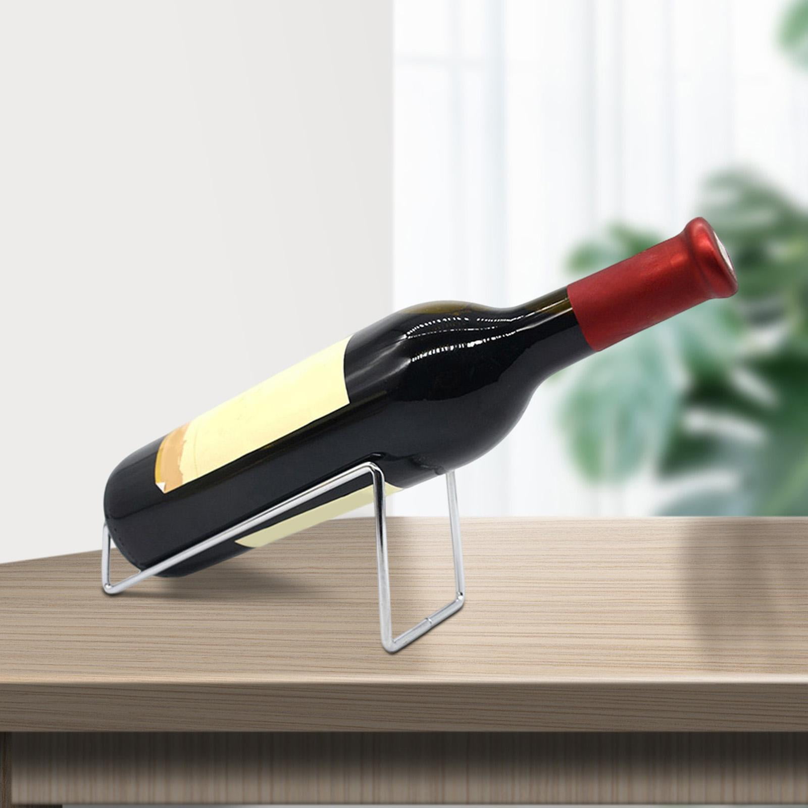 Decorative Tabletop Single Bottle Rack Bottle Display Stand Bottle Holder for Argent Walmart