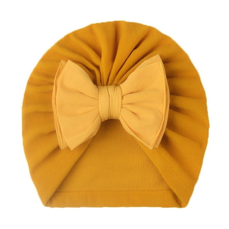 

ASEIDFNSA Toddler Hat And Mittens Baby Hats Cotton Turban Boys Baby Solid Hat Elastics Hat Girls Bowknot Cap Baby Care
