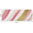 thumbnail image 7 of Pink White Gold Marble Pattern Kitchen Rug Mat,Kitchen Runner Rugs Non Skid Washable,Decorative Kitchen Floor Mats for Kitchen,Sink,Laundry,17"x47.2", 7 of 7