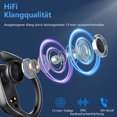 thumbnail image 2 of Auriculares Deportivos Bluetooth 5.3 Inalámbricos con Sonido HiFi Premium Cancelación de Ruido ENC Resistencia al Agua IP7 y Estuche de Carga USB-C con LED Dual para 48 Horas de Autonomía, 2 of 7