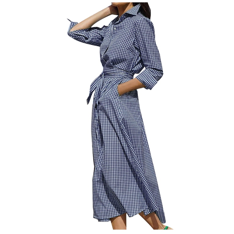 knee length dresses for ladies Woodland Fir Flannel Dress – Kiel James Patrick main image 0