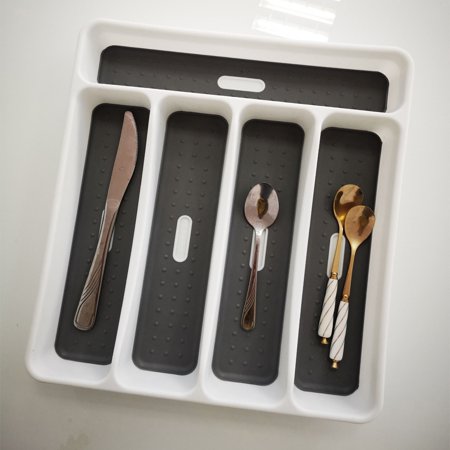 Drawer Organizer Cutlery Tray Silverware Utensil Storage 5