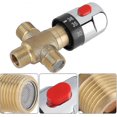 thumbnail image 4 of Hot And Cold Water Mixing Valve Solid Brass Thermostatic Mixing Faucet Fixed Temperature Faucet For Washbasin, 4 of 4