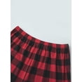 thumbnail image 6 of Christmas Family Pajamas Matching Set Long Sleeve Tops and Plaid Pants Set, 6 of 10