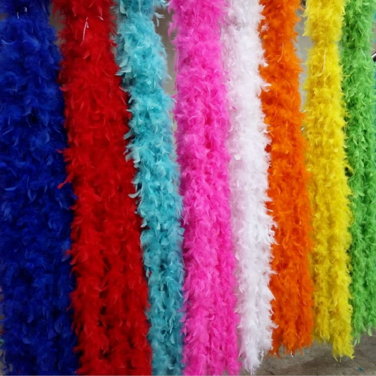 Boas For Party 2 Meters/6.6 Ft Feathers For Dress 7 Colors Dress Boas For  Party Wedding Halloween Costume Christmas Tree - AliExpress