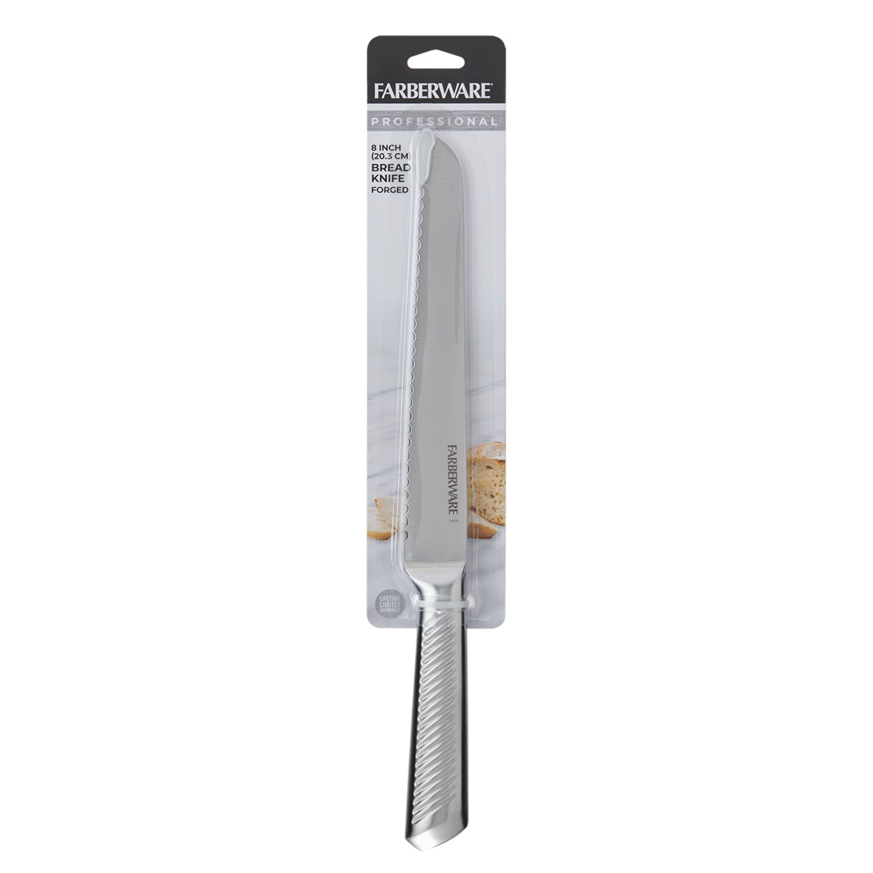 Farberware Professional 8-inch Forged Textured Stainless Steel Bread Knife