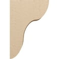 thumbnail image 3 of 10"W x 20"D x 30"H Classic Carmel Rough Cedar Woodgrain TimberThane Corbel, Primed Tan, 3 of 6