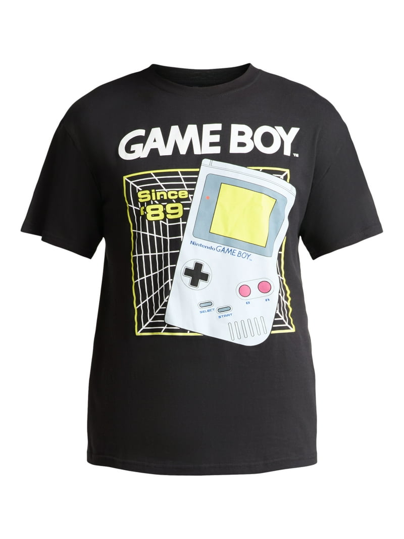 Nintendo Gameboy Game Boy Men's & Big Men's Graphic Tee Shirt
