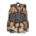 thumbnail image 2 of Disketp USA Sunflower Flag Mochila Escolar de Gran Capacidad y Peso Ligero, Mochila de Viaje Ideal para Escuela, Trabajo y Uso Diario, Cómoda y con Estilo, 2 of 8