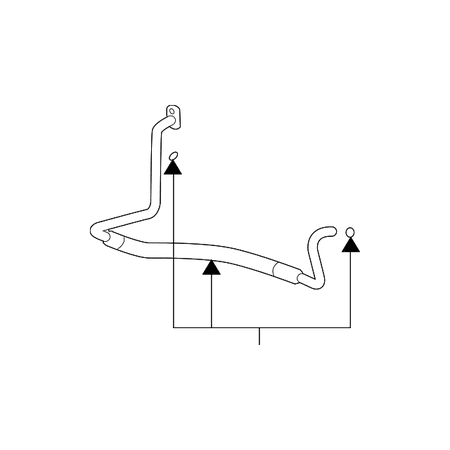 Genuine OE Mitsubishi Discharge Hose - 7815A747