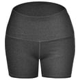 thumbnail image 1 of Pantalón deportivo elástico de cintura alta para mujer, pantalones cortos transpirables para yoga y correr (gris lino XL), 1 of 8