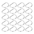thumbnail image 4 of Metal Buckle,20Pcs D Rings Easy D Rings Buckle D Rings Exceptional Craftsmanship, 4 of 14