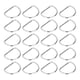 thumbnail image 4 of Anillos en D de 20 piezas, superficie galvanizada de fácil montaje, anillos en D de Metal resistentes y duraderos, 3,8x40x30mm, 4 of 5