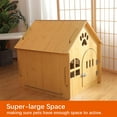 thumbnail image 4 of Colourtree Pet House Outdoor Wooden Pet House Outdoor Pet Kennel House Type Cottage Four Seasons Pet Kennel Pet Supplies(with Door), 4 of 8