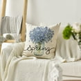 thumbnail image 6 of Sm:)e Lavender vasel Spring Pillow Covers Set of 2,18x18 Inch, 6 of 6