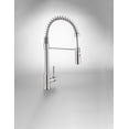 thumbnail image 6 of Rohl R7521STN Lux 1.8 GPM Single Hole Pre-Rinse Pull Down Kitchen Faucet - Nickel, 6 of 7