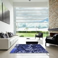 thumbnail image 6 of Ahgly Company Indoor Rectangle Patterned Midnight Blue Area Rugs, 6' x 9', 6 of 6