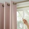 thumbnail image 6 of Sun Zero Bartlett Grommet Room Darkening Extra Wide Patio Curtain Panel, 100"x84", Blush Pink, 6 of 7