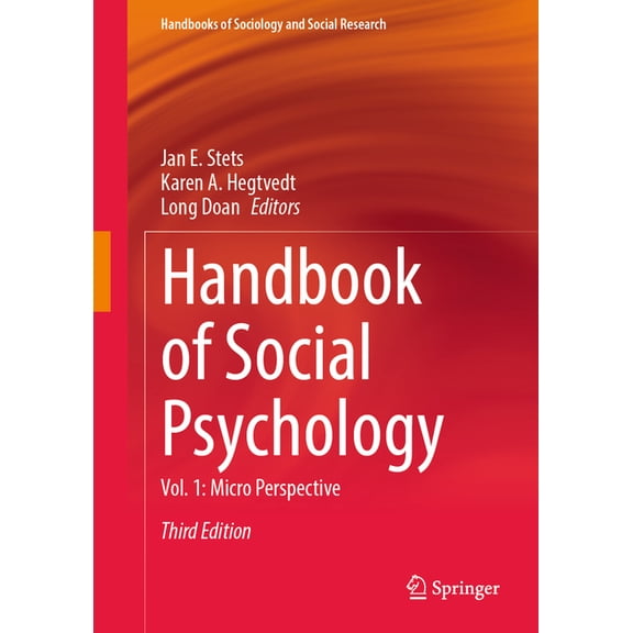 Handbooks of Sociology and Social Resear Handbook of Social Psychology: Vol. 1: Micro Perspective, (Hardcover)