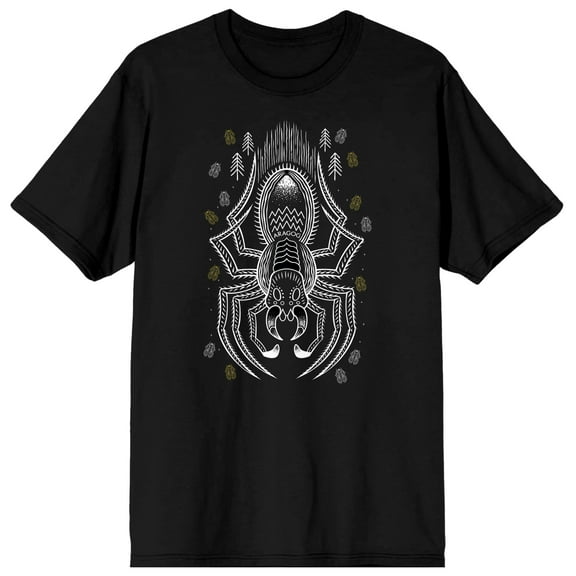 Harry Potter and the Chamber of Secrets Spider Aragog Men's Black Graphic Tee-4XL