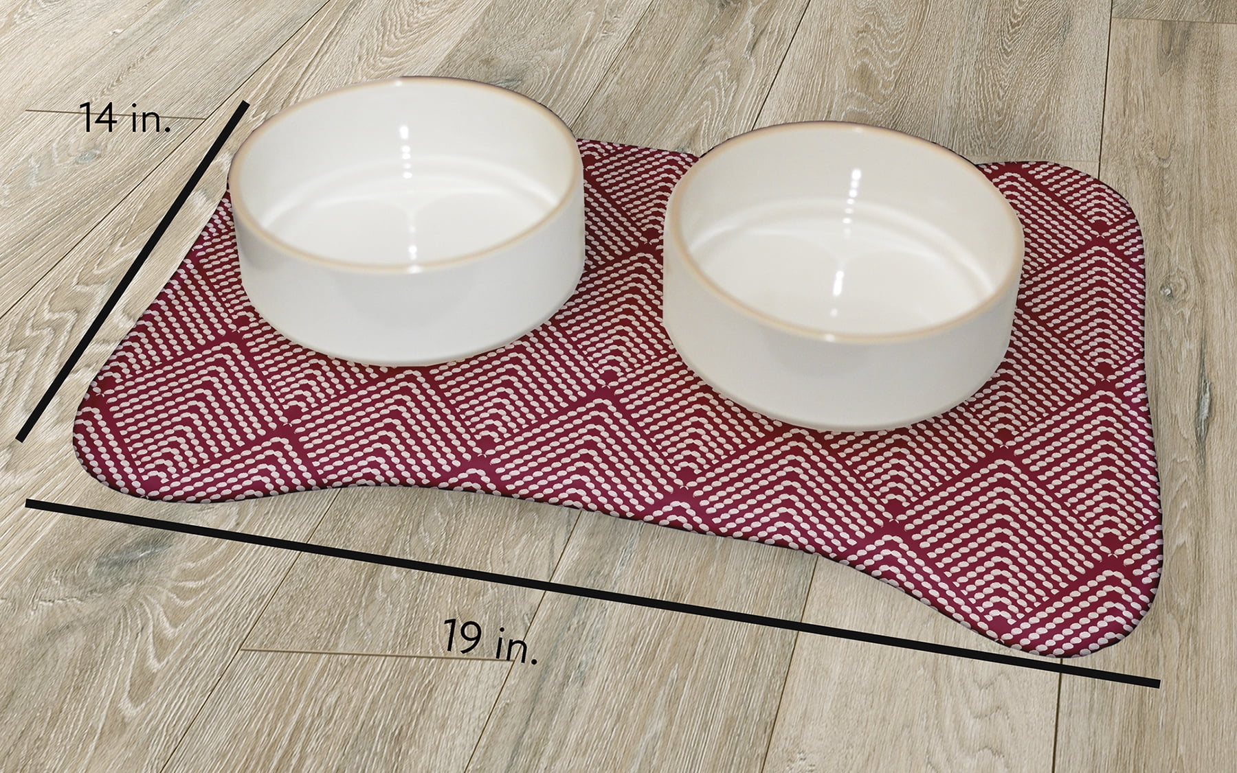 Simply Daisy Lifeflor Bone Shape Pet Feeding Mat for Dogs