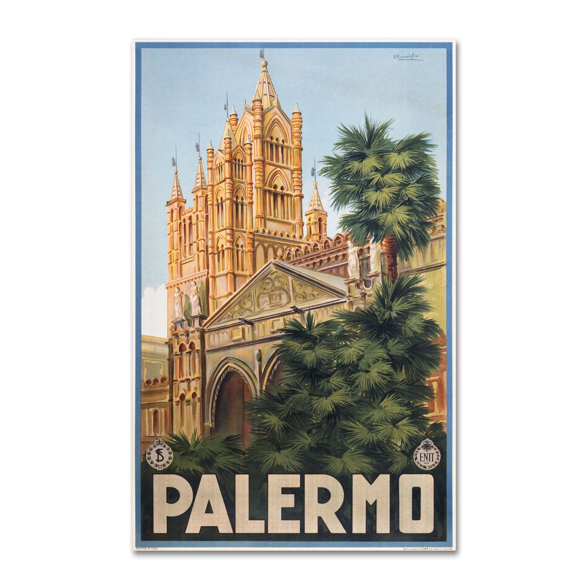 Trademark Fine Art "Palermo" Canvas Art