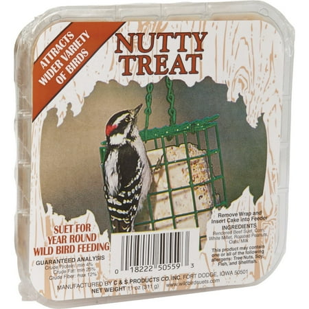 C & S Products C&S Treat Wild Bird Suet - Pack of 8