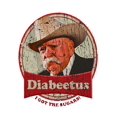 thumbnail image 2 of Vintage Cowboy Diabeteetus Distressed Cotton Tee With Retro Western Style, 2 of 7