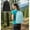 black+mint Green, variant on Zrova Lightweight Waterproof Drawstring Gym Sack Sports Backpack for Men Women Travel Running Outdoor