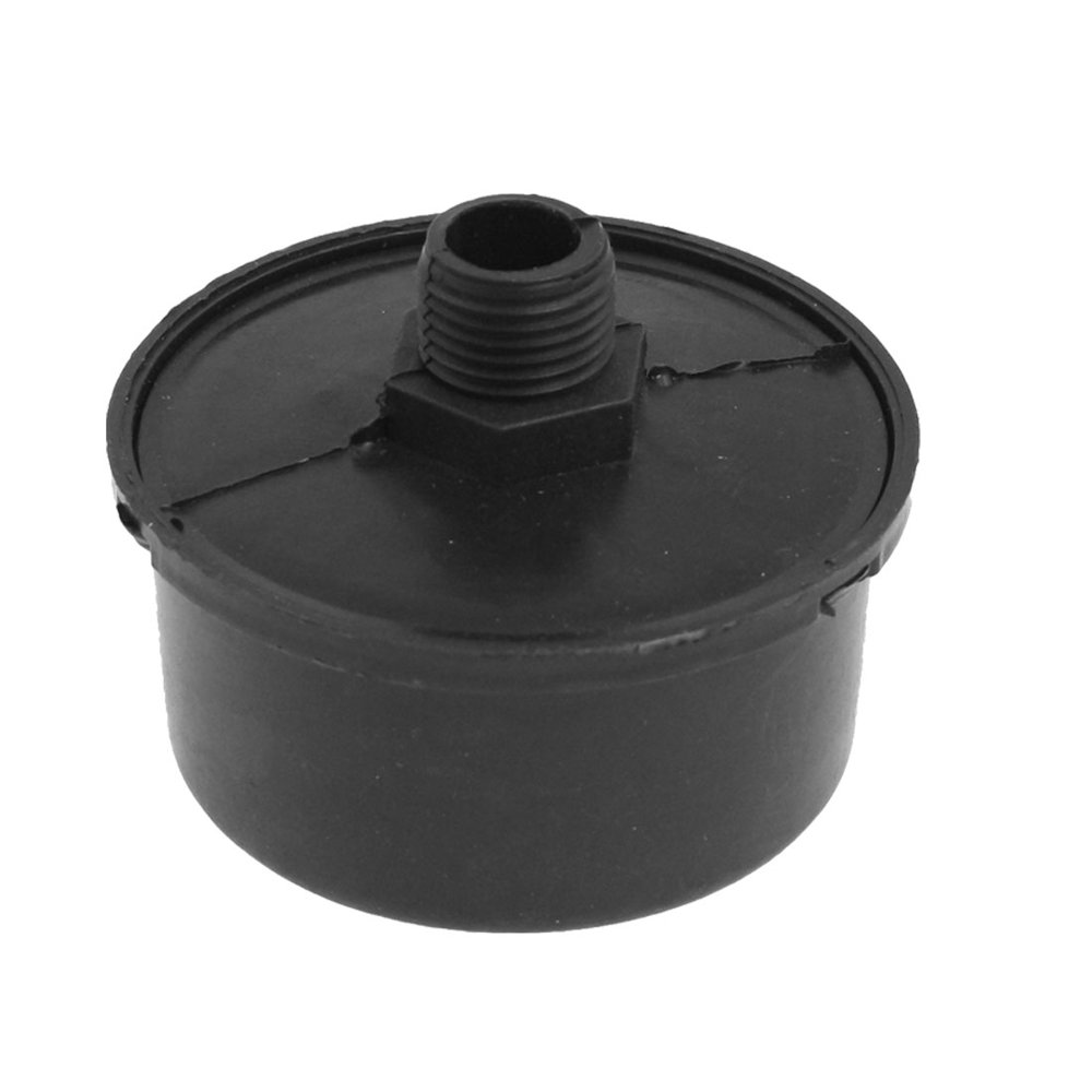 Unique Bargains Air Compressor Intake Muffler 3/8" PT M Thread Black