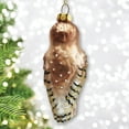 thumbnail image 4 of Classic Barn Owl Glass Christmas Ornament, 4 of 5