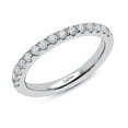 thumbnail image 3 of Lafonn Classic Sterling Silver Platinum Plated Lassire Simulated Diamond Ring (0.45 CTTW), 3 of 5