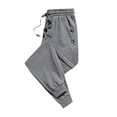 thumbnail image 5 of Women's Plus Size Fleece Lined Sweatpants with Zipper Detail Warm Comfortable Sports Pants for Autumn and Winter, 5 of 5