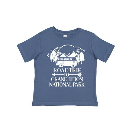 

Inktastic Road Trip to Grand Teton National Park Gift Toddler Boy or Toddler Girl T-Shirt