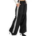 thumbnail image 3 of Womens Track Pants Loose Straight Leg Jogging Sweatpants Warm-Up Sports Athletic Running, 3 of 7