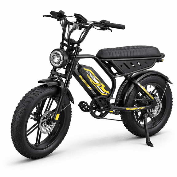 1000W 28mph Moutain Ebike,Electric Bike for Teens, 48V 18.2AH 20" Fat Tire Electric Bicycle Full Suspension UL2849