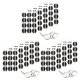 thumbnail image 2 of Qarigey 60 Pairs Nose Pads Anti-Skid D-shaped Children Increase Flexible Adults Nosepad Height EVA Eyeglasses Accessories Patches Type1, 2 of 5