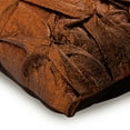 thumbnail image 3 of Pillow Case Covers With Zipper, Textured Euro Sham Cover, 24x24 inch (60x60 cm) Faux Leather Euro Sham case Square Bronze Pintuck Throw Euro Shams - Stunning Bronzer, 3 of 3