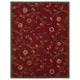 thumbnail image 4 of Ottomanson Ottohome Collection Non-Slip Rubberback Floral Leaves Design Indoor Rug, 4 of 7