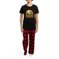 thumbnail image 4 of CafePress - Fell Off My Unicorn Women's Dark Pajamas - Women's Short Sleeve Print T-Shirt and Pants Dark Cotton Pajama Set, 4 of 7