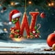 thumbnail image 1 of Adornos Navideños Colgantes con 26 Letras para Árbol de Navidad, Adornos Navideños Personalizados para Hacer Tú Mismo, Decoración Navideña, Decoración Colgante para Árbol de Navidad., 1 of 5