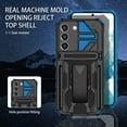 thumbnail image 5 of For Samsung S23 FE Case with Belt Clip Holster, Heavy Duty Military Grade Drop Protective, 360° Rotating Kickstand Shockproof TPU Shell Durable Rugged Cover For Samsung Galaxy S23 FE, Blue, 5 of 15