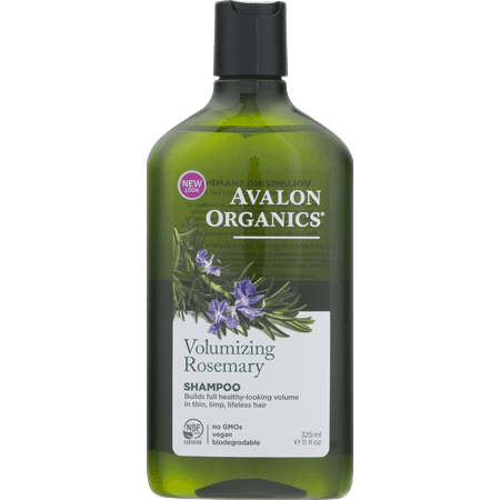 Avalon Organics Volumizing Shampoo, Rosemary, 11 (The Best Organic Shampoo For Color Treated Hair)