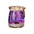 thumbnail image 1 of Ocean Themed Gel Candle in Glass with Blue Purple Pink Sunset Hues for Relaxation, 1 of 8