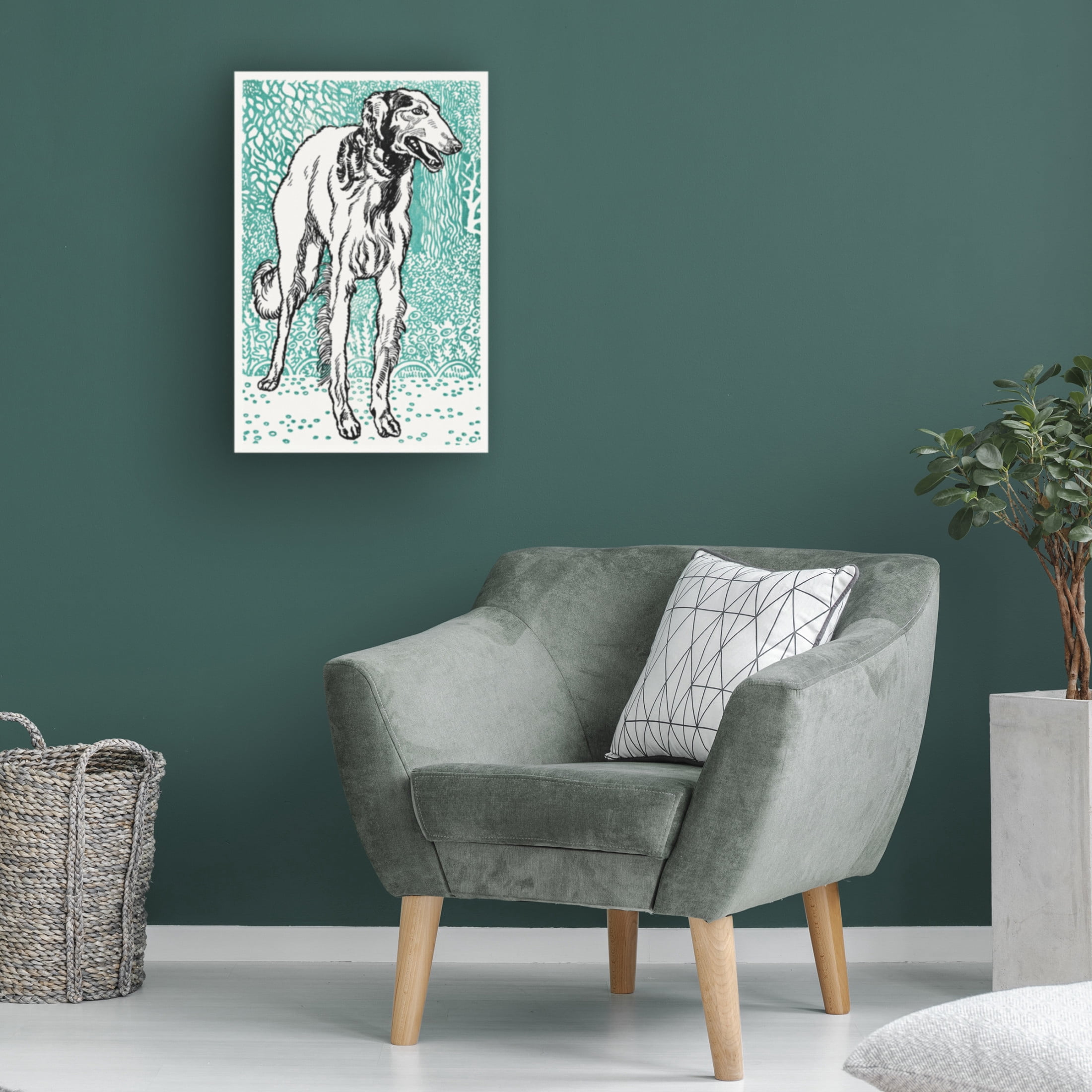 Trademark Fine Art Moriz Jung Jung's Dogs I Canvas Wall Art