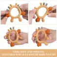 thumbnail image 3 of Anillo de silicona para cangrejo Teether Cuebo, sin BPA, para bebés y niñas, 3 of 6
