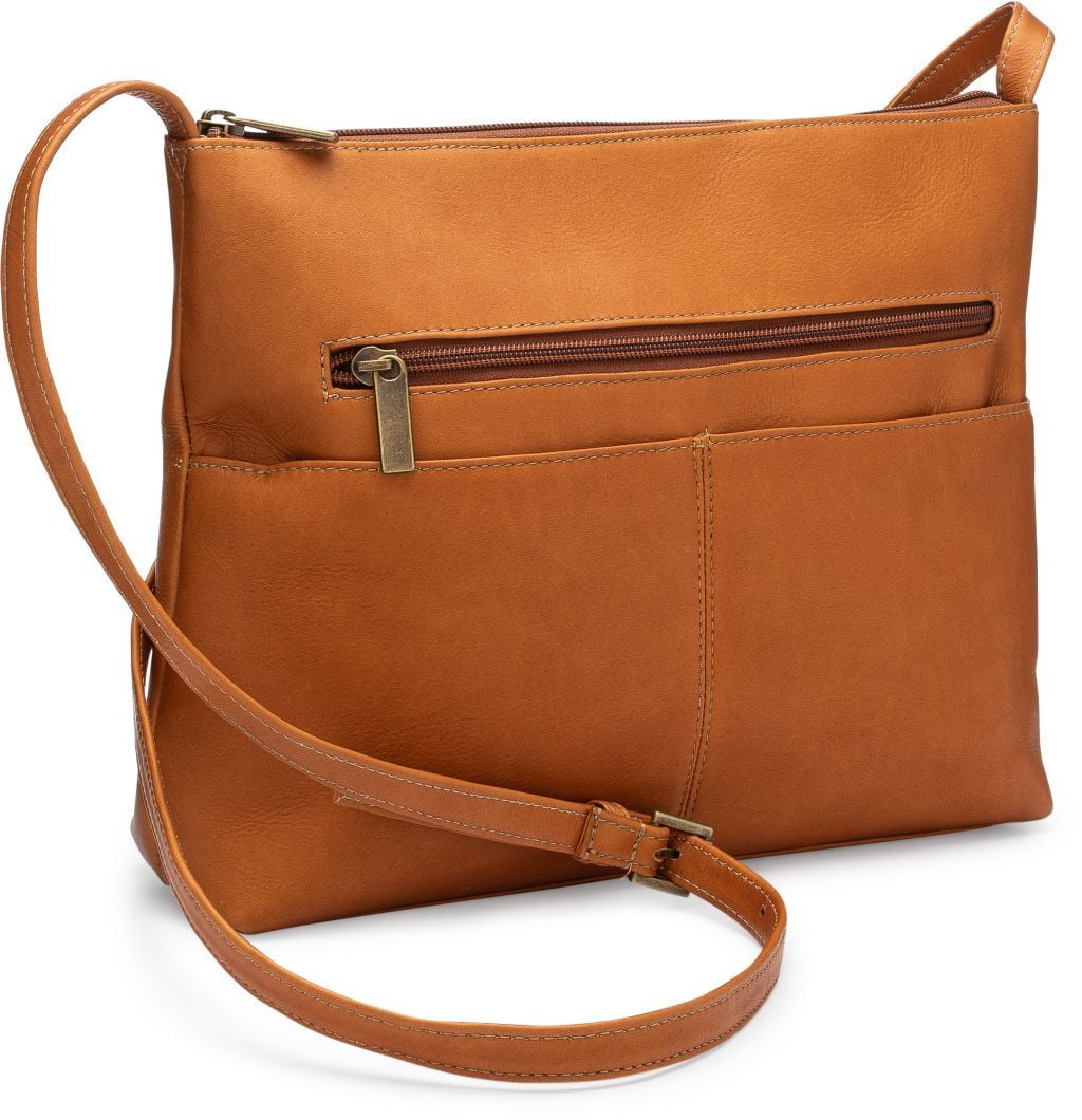 Details about   Le Donne Leather Mallory Crossbody 4 Colors Colombian Leather Cross-Body Bag NEW 