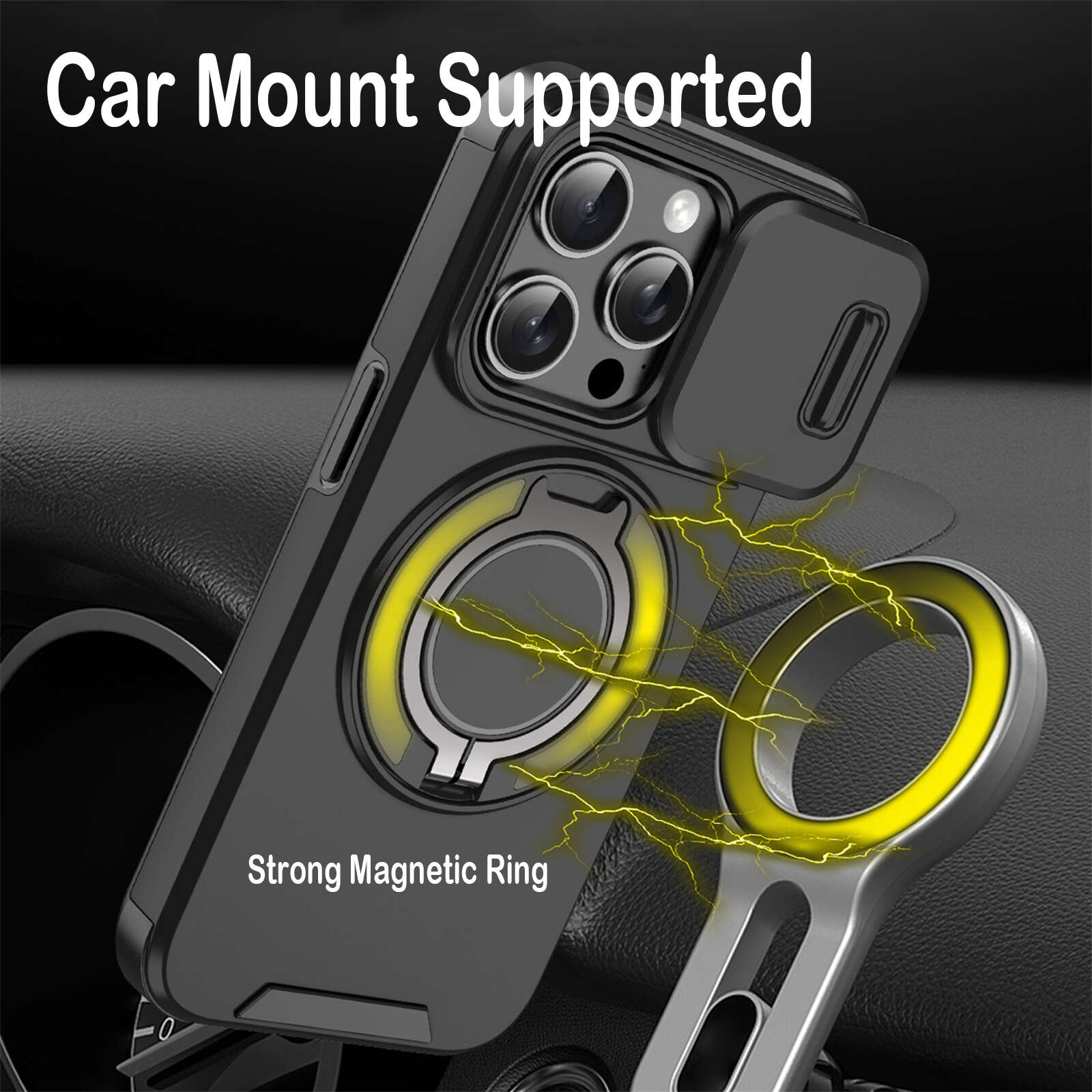 Bentoben iPhone 13/14 Case With Kickstand and Camera Cover photo 7