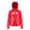 Red, variant on IROINID Women's Short Hoodie Puffer Coat Solid Color Long Sleeve Warm Jacket Slim Winter Coats, Red