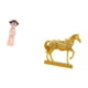 thumbnail image 5 of Estatua de resina tradicional china de niña y caballo, escultura en miniatura, figura de animal grabada, decoración para dormitorio, oficina, granja,, 5 of 8